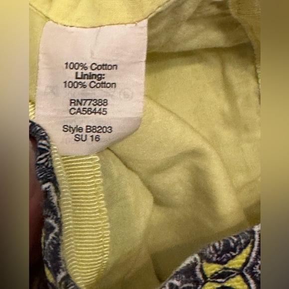 J. CREW The Pencil Basketweave Straight Cotton Lined Skirt Geometric Print Sz 12 - Picture 8 of 11